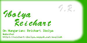 ibolya reichart business card